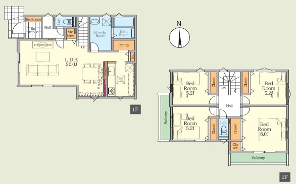 新築一戸建て 所沢市緑町 全２棟