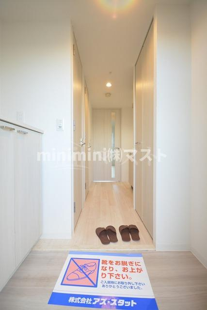 ディクス福島レジデンスの玄関