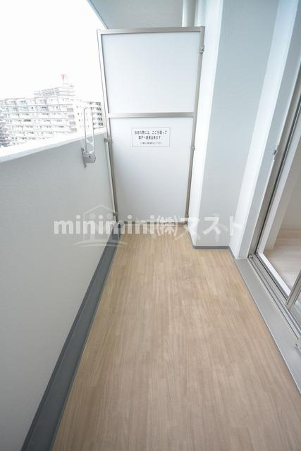 ディクス福島レジデンスのバルコニー