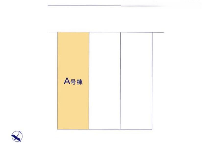 守谷市薬師台7丁目　新築戸建　A号棟の区画図