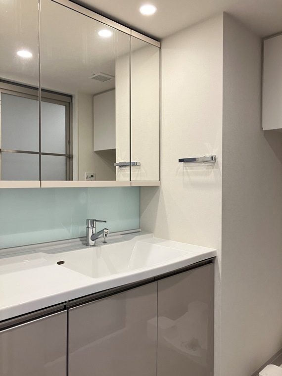 プラウド青葉台の洗面所