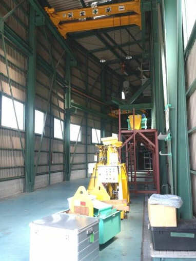 堺市美原区平尾の倉庫の内装