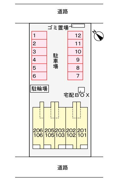ベル・プロムナードⅡ　　刈谷市の賃貸ならクラスホーム刈谷店の駐車場