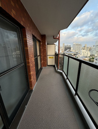 ライオンズマンション己斐本町のバルコニー