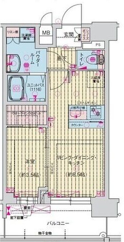 プレサンス大正エミナンスの間取り