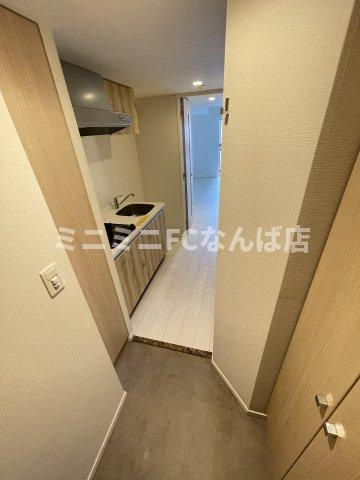 ルーエ天満橋の玄関