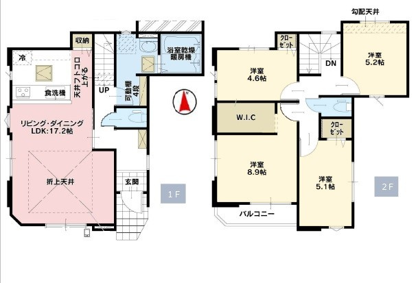 新築一戸建て 所沢市下安松 全２棟