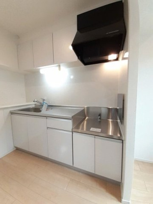 【キッチン】 | ホースパークＡ | きれいなキッチンです