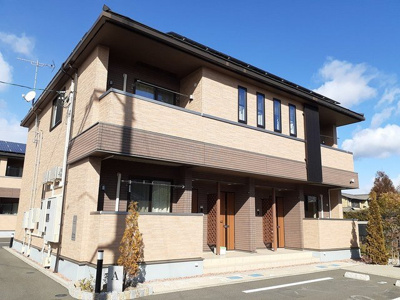 【外観】 | ジェルメＺ・Ａ | 外観は落ち着いています