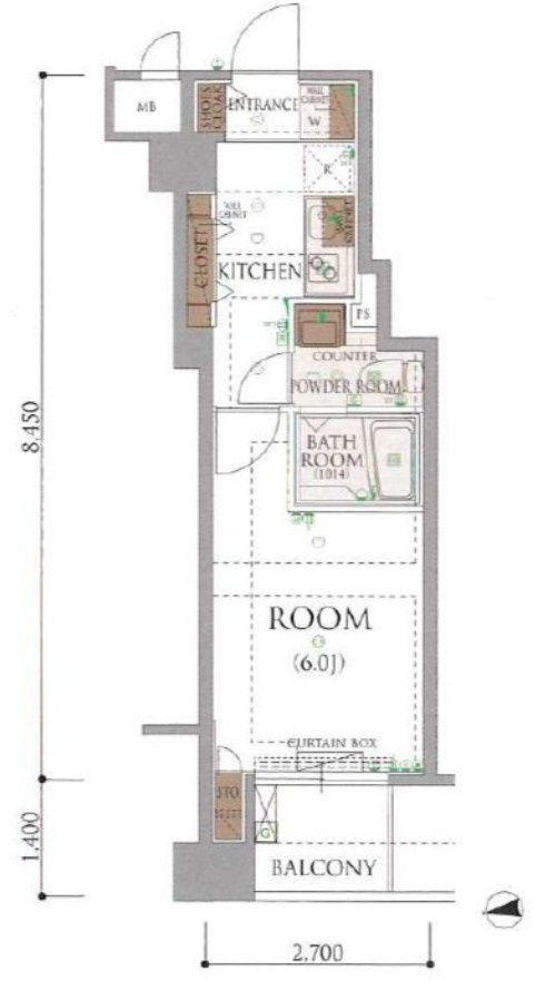 アルテシモ　アソラの間取り