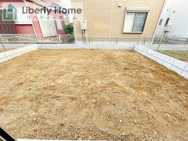 守谷市薬師台7丁目　新築戸建　B号棟の庭