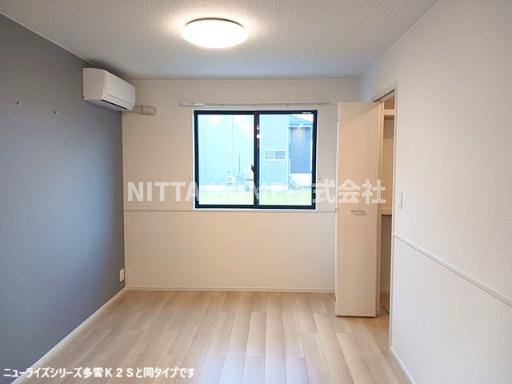 モルゲン・チェーロの内装|【完成イメージ】洋室は６．１帖でウォークインクローゼットが付きます◎