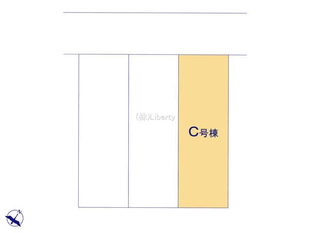 守谷市薬師台7丁目　新築戸建　C号棟の区画図