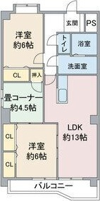 レジデンス栄光の間取り
