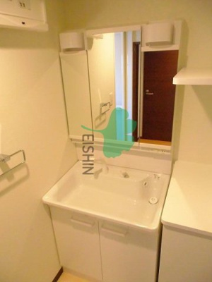 【洗面所】 | サンパーク板付 | シンプルで使いやすい洗面台です！