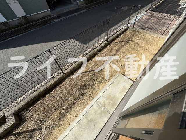 エーデルハイムAのバルコニー|落ち着いた時間を過ごせるバルコニーです