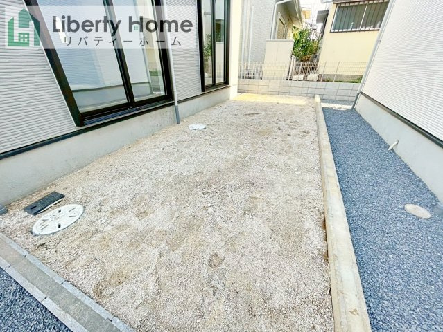 守谷市松ケ丘5期　新築戸建　1号棟の庭