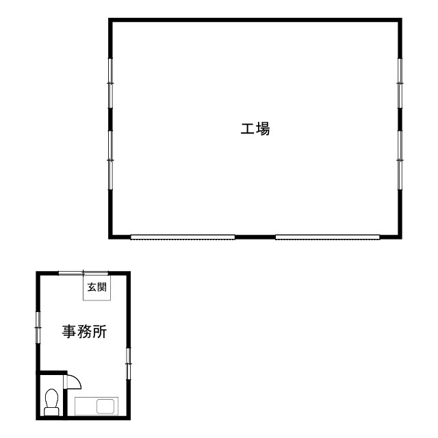 星が浦北1-1-23貸事務所付工場