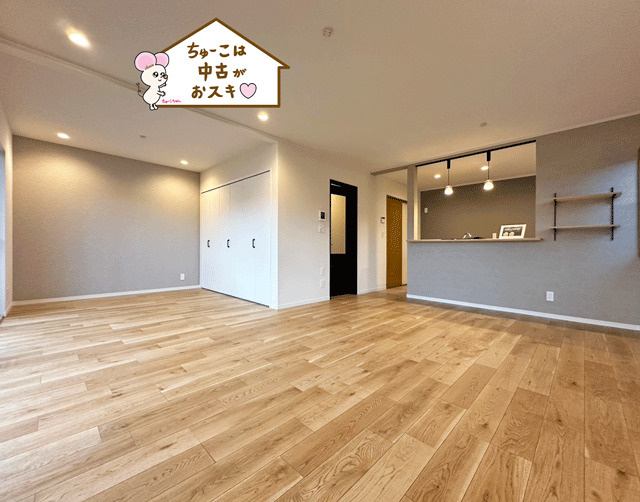 青葉区上愛子字街道　デザインリフォーム住宅♪の居間・リビング