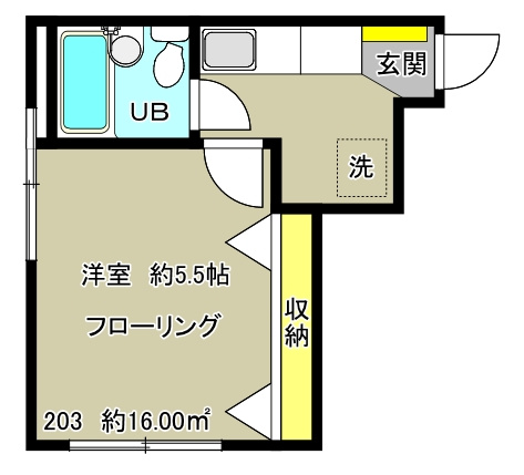 コーポアラカワの間取り