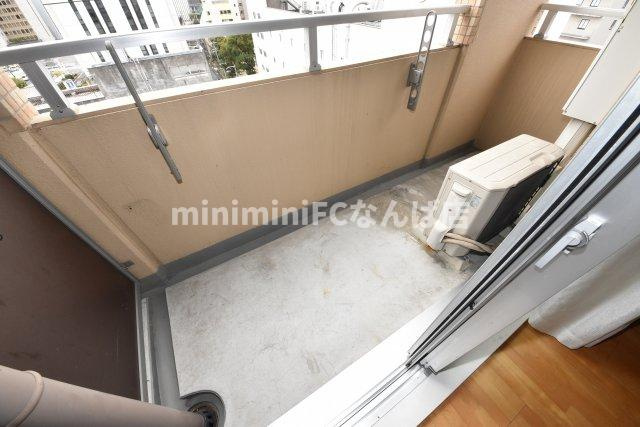 ウォブ新町のバルコニー