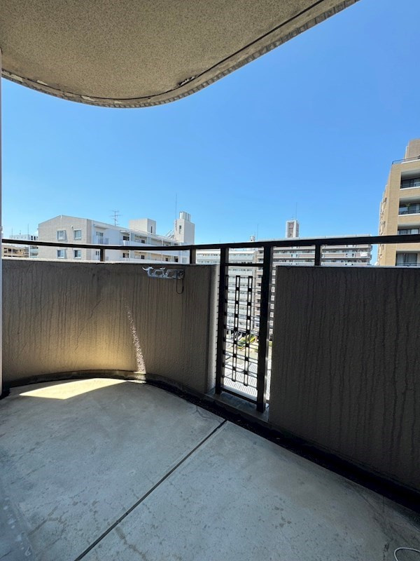 いわき6番館のバルコニー