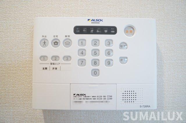 熊本市中央区黒髪３丁目のアパートのセキュリティ