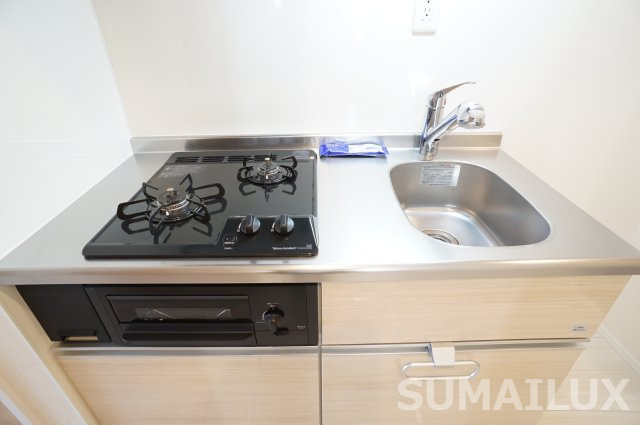 熊本市中央区黒髪３丁目のアパートのキッチン