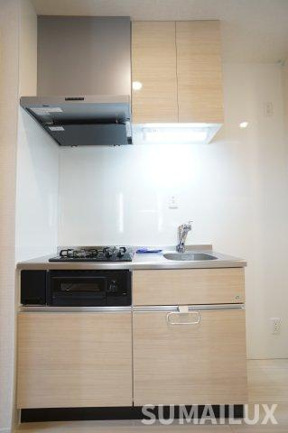 熊本市中央区黒髪３丁目のアパートのキッチン