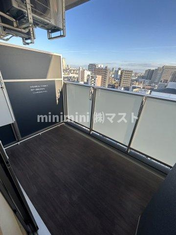 エステムプラザ福島ジェネルのバルコニー