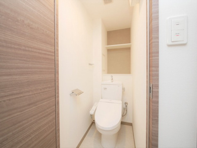 【トイレ】 | ジアコスモ江戸堀パークフロント | シンプルで使いやすいトイレです