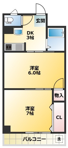 レジデンスパールの間取り
