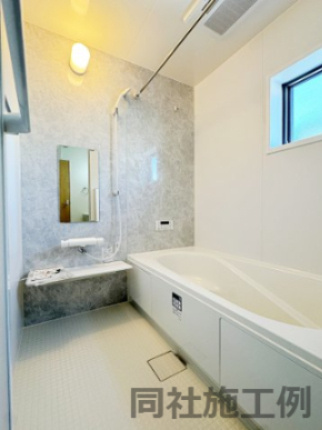 新築戸建・新築建売　須賀川市森宿字安積田【長期優良住宅】西袋一小・西袋中の浴室|同社施工例