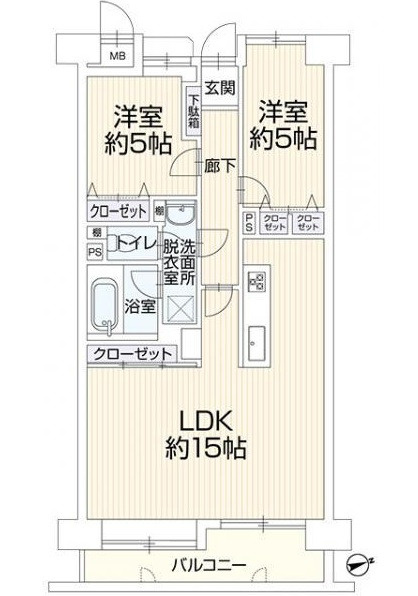 藤和猫屋町ハイタウンの間取り
