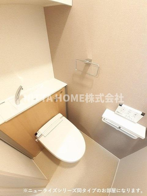 シャルム朝来のトイレ|【完成イメージ】温水洗浄付きのトイレになります◇