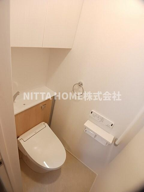 シャルム朝来のトイレ|【完成イメージ】温水洗浄付きのトイレになります◇