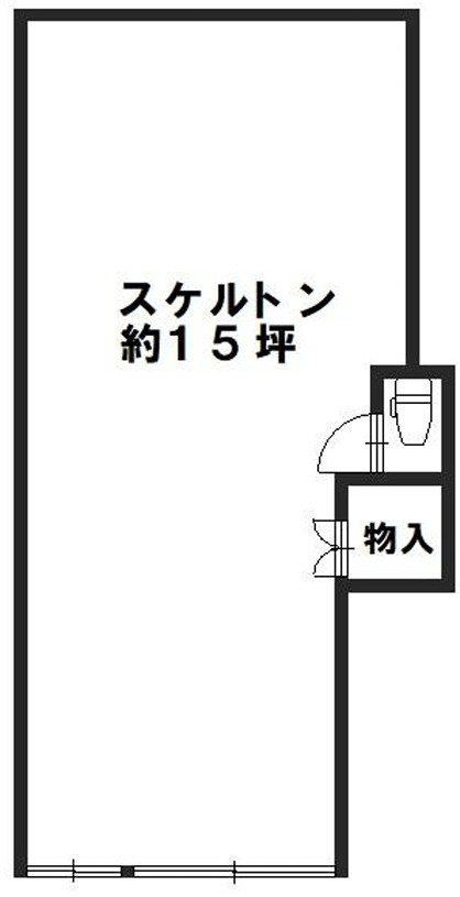 大阪市大正区泉尾５丁目の店舗一部の間取り