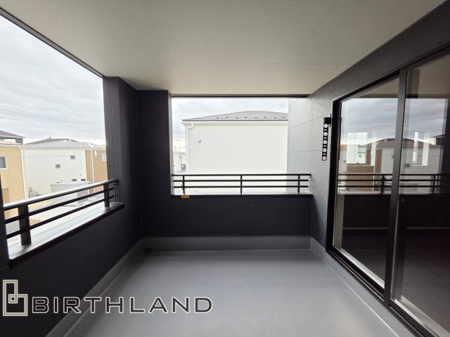 新築戸建・新築建売　須賀川市森宿字安積田【長期優良住宅】西袋一小・西袋中のバルコニー