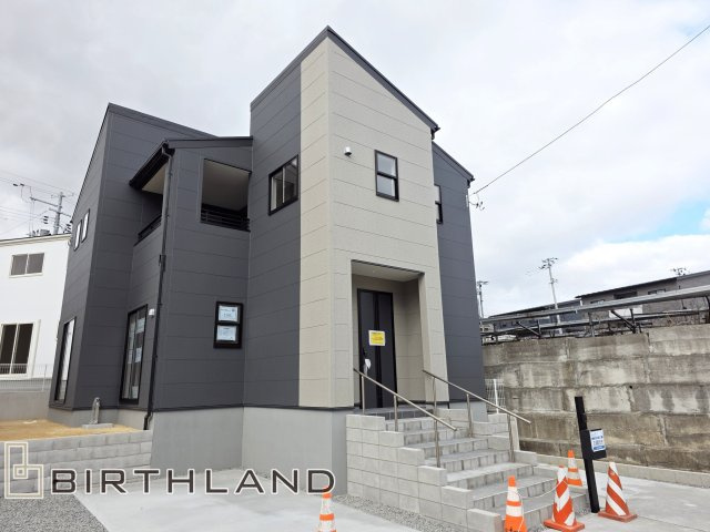 新築戸建・新築建売　須賀川市森宿字安積田【長期優良住宅】西袋一小・西袋中の前面道路含む現地写真