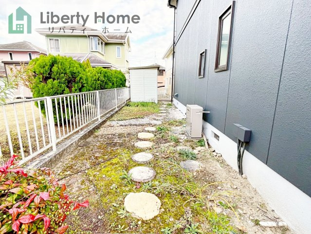 常陸太田市天神林町　中古戸建の庭