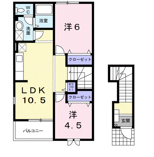 プロメナーデの間取り
