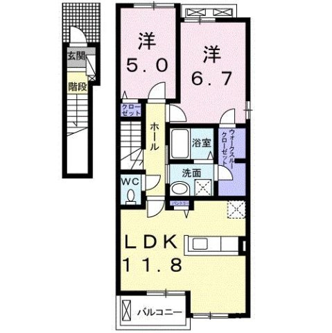 フォレスト　ガーデン　Ｄの間取り