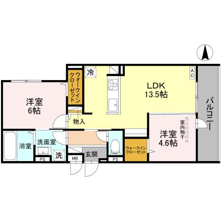 サザンフォートの間取り