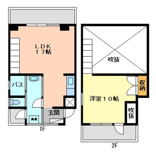 【間取り】 | レジデンス新垣