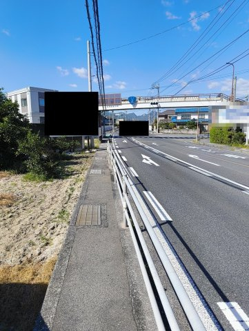 玖珂郡和木町和木４丁目 住宅用地の前面道路含む現地写真|前面道路含む現地写真です