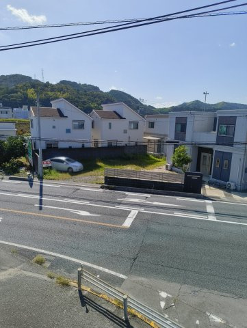 玖珂郡和木町和木４丁目 住宅用地の前面道路含む現地写真|前面道路含む現地写真です