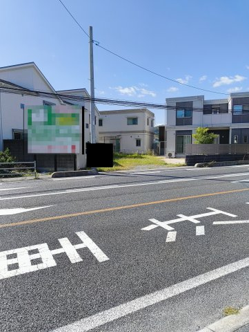 玖珂郡和木町和木４丁目 住宅用地の前面道路含む現地写真|前面道路含む現地写真です