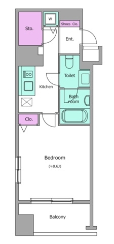 新品家具付きマンション築地13(KaGood東京)