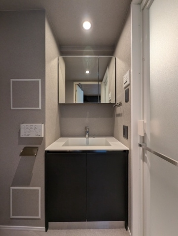 新品家具付きマンション築地13(KaGood東京)の洗面所