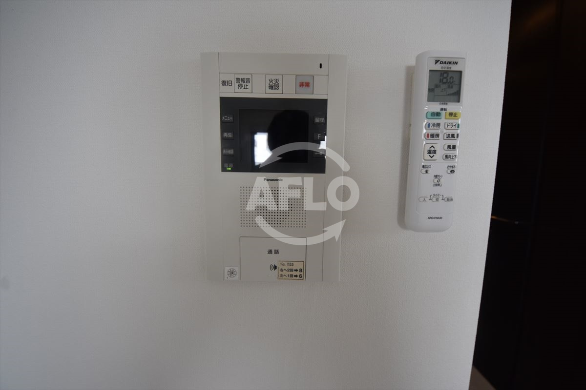 レジュールアッシュ都島のセキュリティ|レジュールアッシュ都島　TVモニター付きインターホン